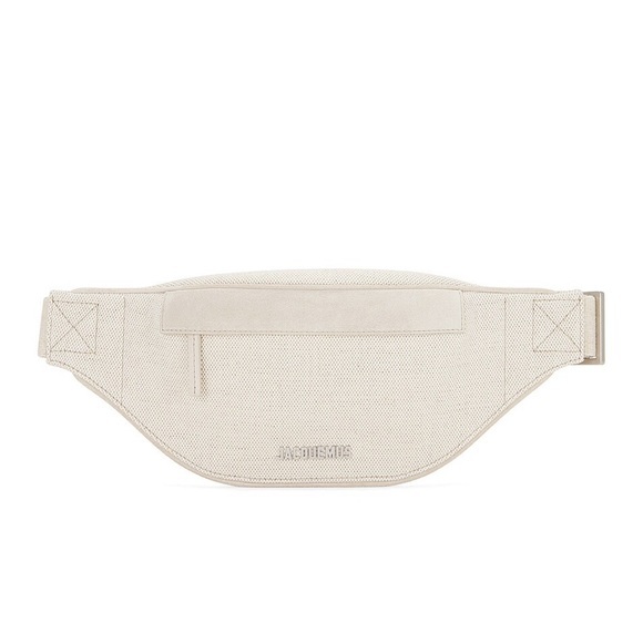 Jacquemus Handbags - Jacquemus linen light beige belt bag